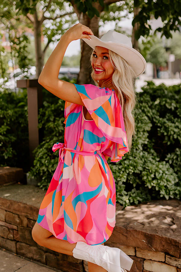 A Little Bit Flirty Mini Dress - Image 3