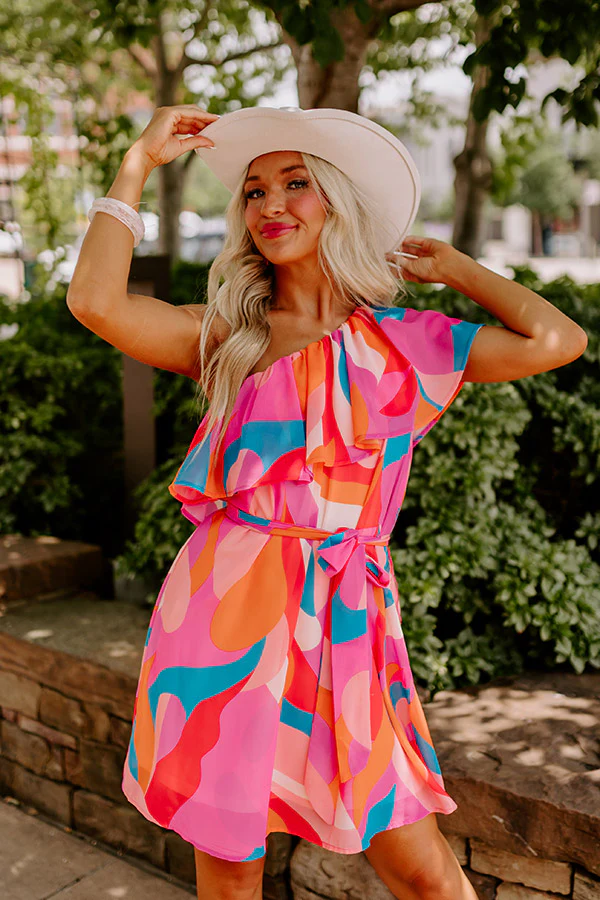 A Little Bit Flirty Mini Dress - Image 6