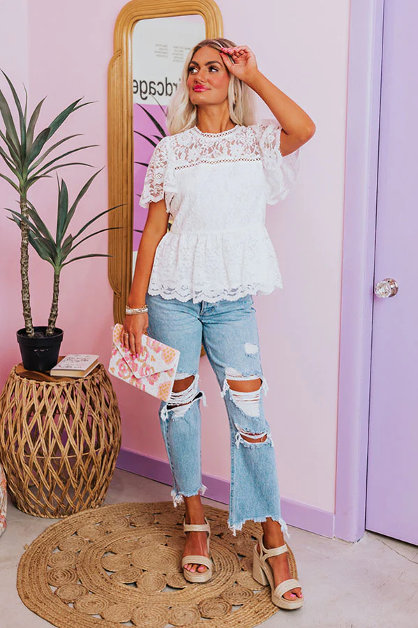 Absolutely Elegant Lace Top - Image 5