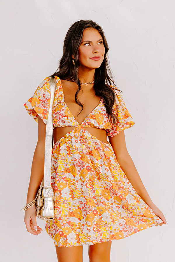 Acapulco Sunshine Cut Out Dress - Image 4