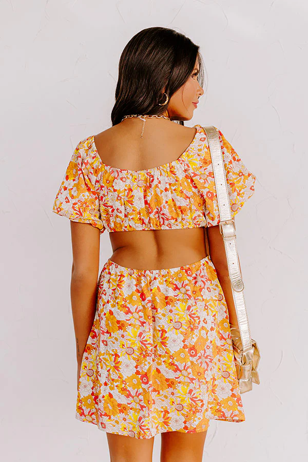 Acapulco Sunshine Cut Out Dress - Image 5