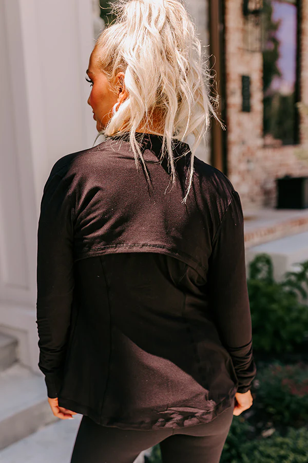 Active Vibe Butter Soft Jacket In Black - Image 5