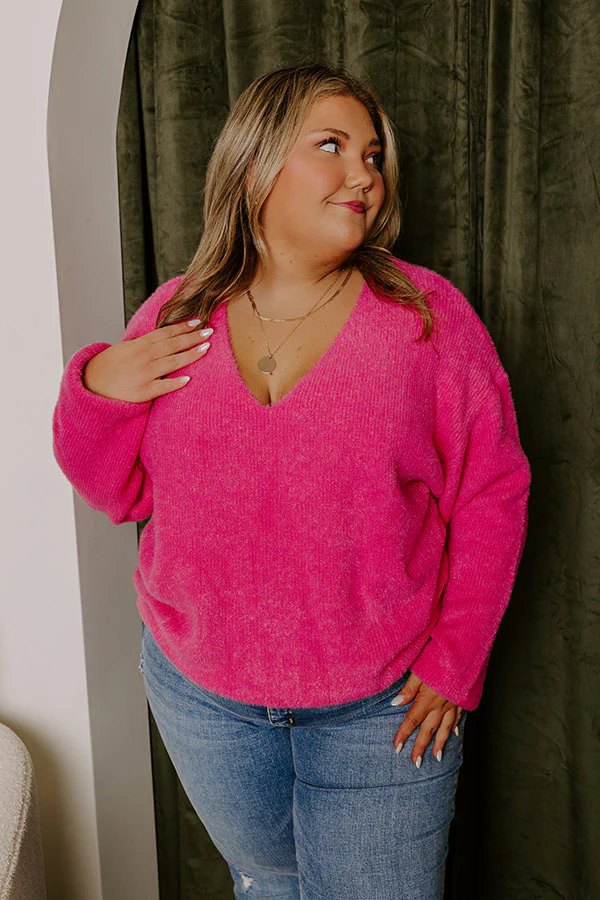 Adorable Vibes Ultra Soft Knit Sweater Curves - Image 3