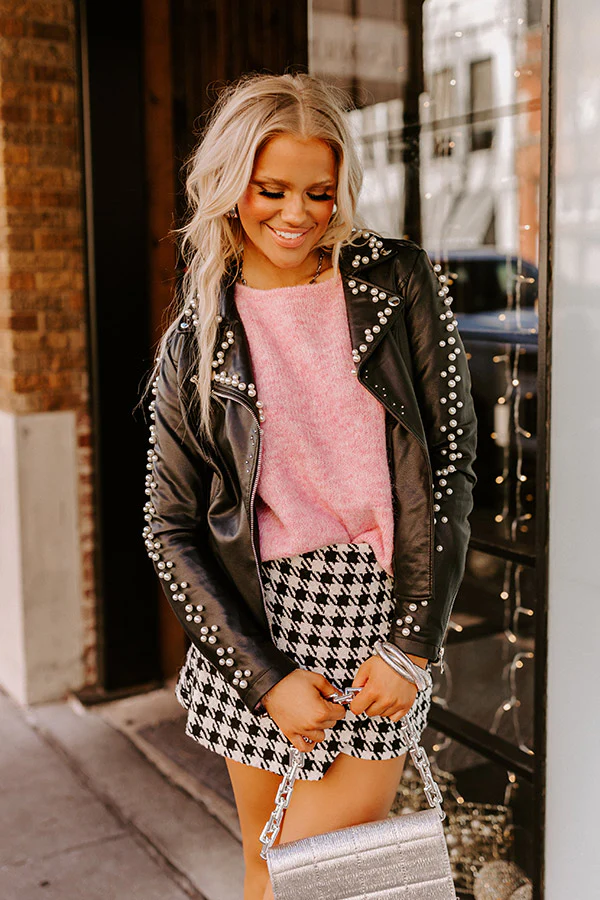 Afternoon Date Knit Sweater in Pink - Image 5