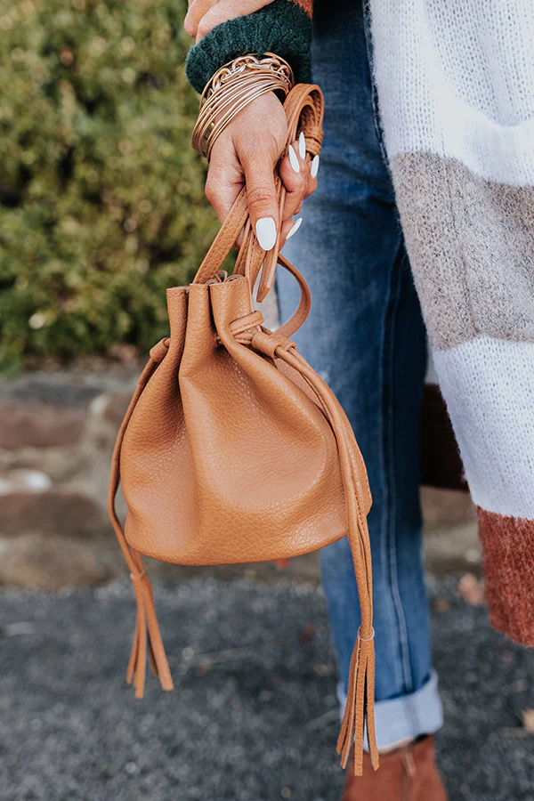 All About It Bucket Bag In Brown