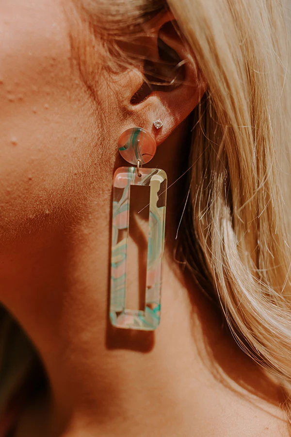 All The Buzz Earrings In Green - Image 4
