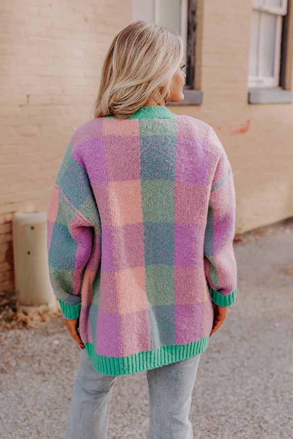 Alpine Escape Plaid Cardigan - Image 8