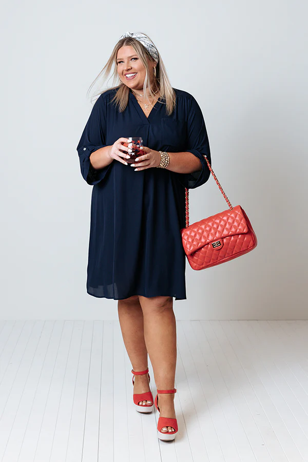 America, The Beautiful Shift Dress Curves