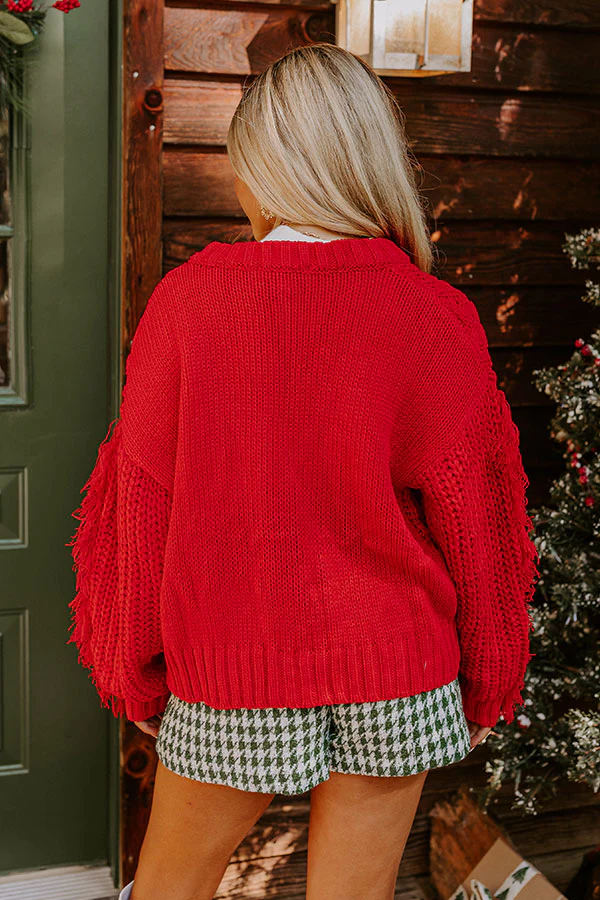 Apple Cider Delight Knit Cardigan - Image 8