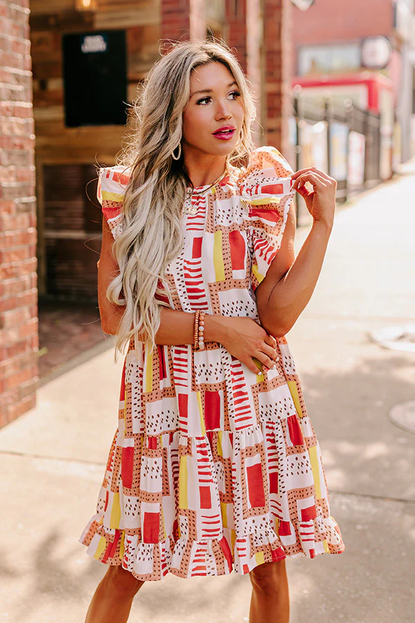 Artistic Nature Shift Dress - Image 2