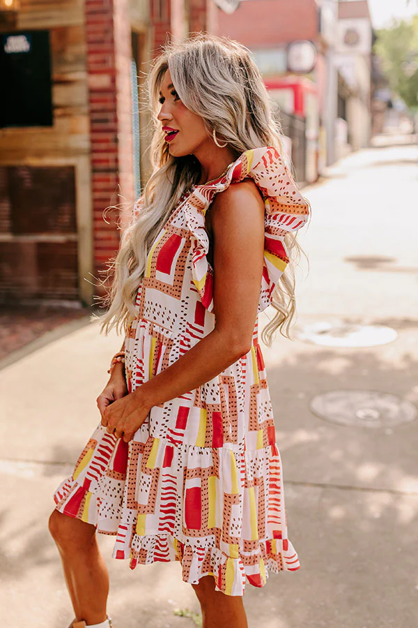Artistic Nature Shift Dress - Image 6