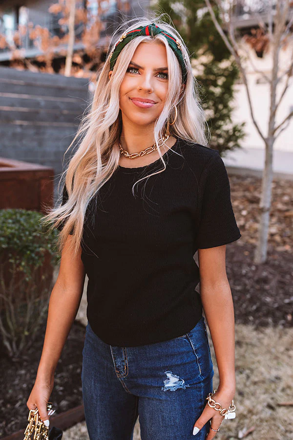 Attempt To Charm Shift Top In Black - Image 2