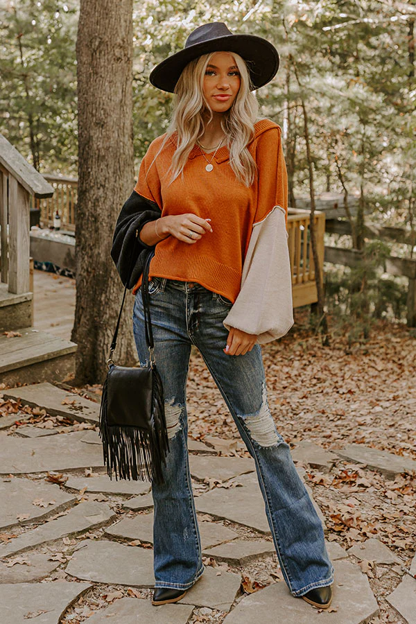 Autumn Harmony Knit Sweater - Image 2