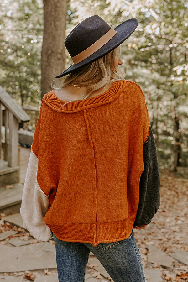 Autumn Harmony Knit Sweater - Image 4