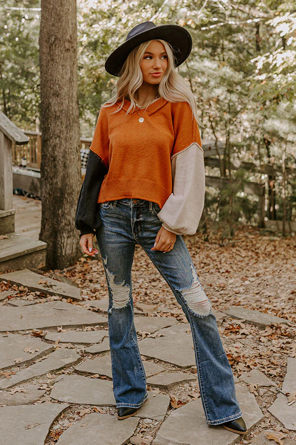 Autumn Harmony Knit Sweater - Image 5