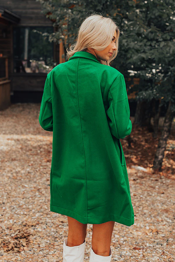 Autumn Treasure Coat In Green - Image 4