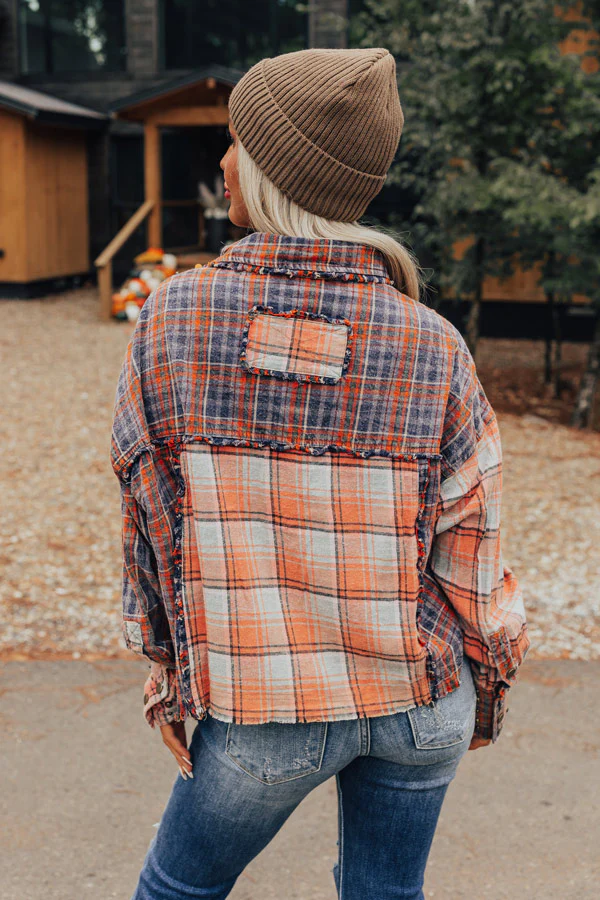 Autumn Vibes Plaid Button Up - Image 6
