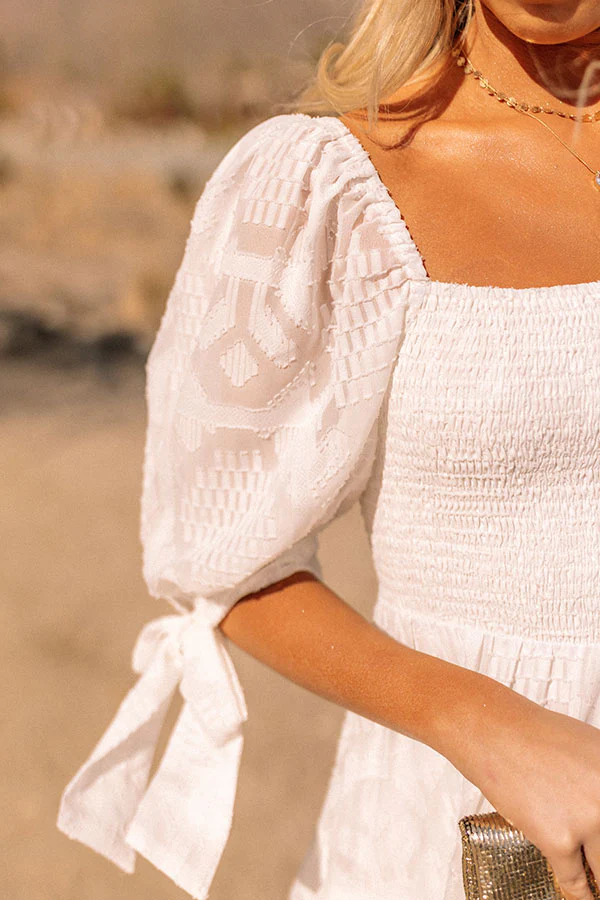 Awaiting Romance Smocked Dress - Image 7