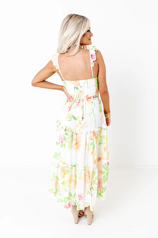 Believe In Love Floral Midi - Image 3