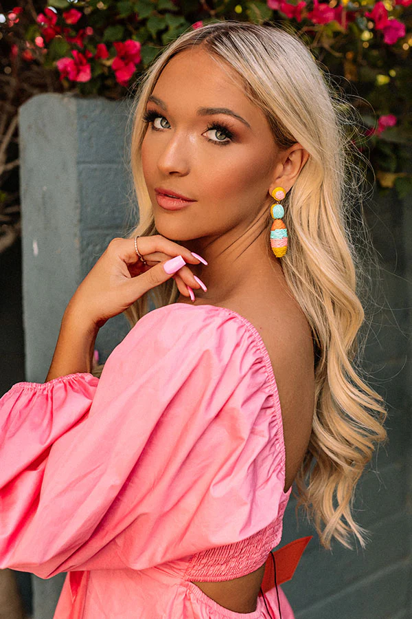 Belong To You Earrings In Yellow - Image 3