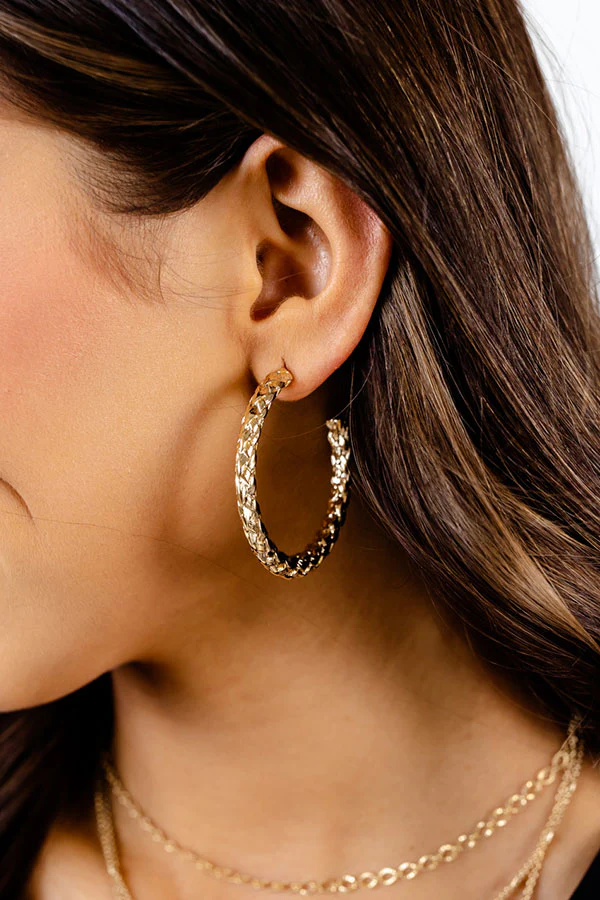 Blast The Tunes Hoop Earrings