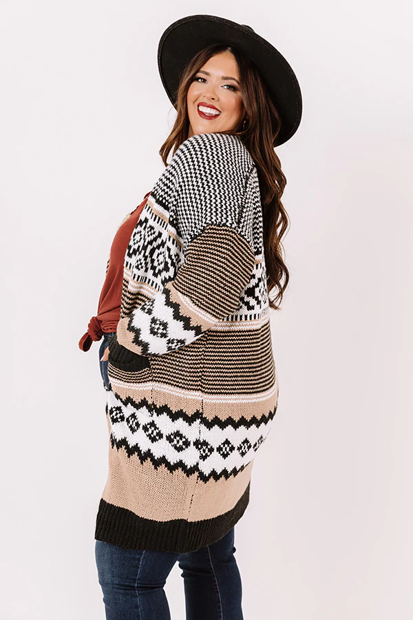 Blissful Autumn Days Knit Cardigan Curves - Image 4