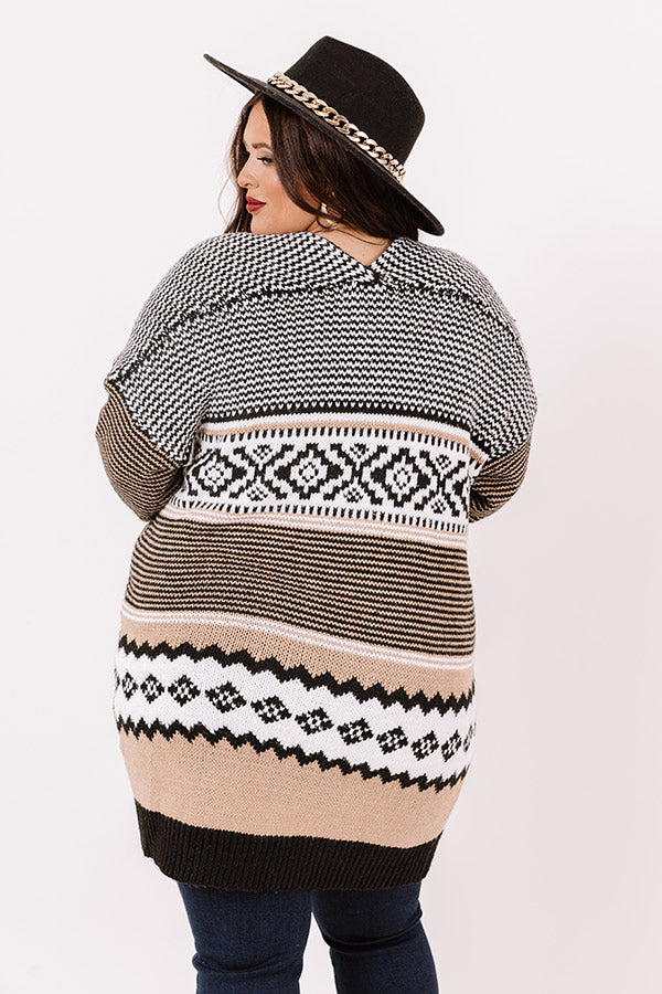 Blissful Autumn Days Knit Cardigan Curves - Image 5