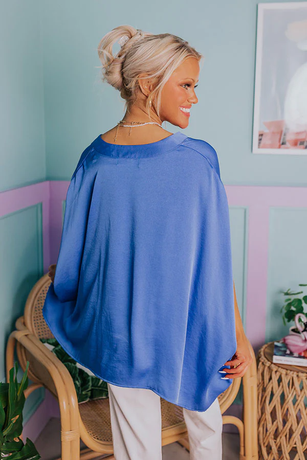 Blissful Beginnings Shift Top In Ocean Blue - Image 4