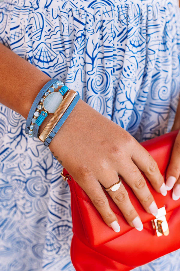 Blissful Break Magnetic Bracelet In Periwinkle - Image 3