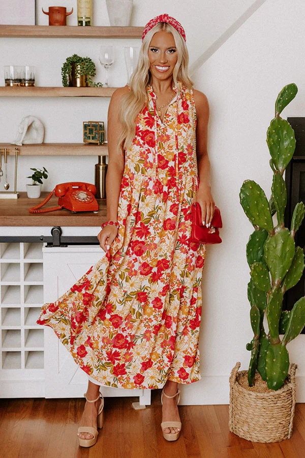 Blooming Beauty Maxi In Rose - Image 3