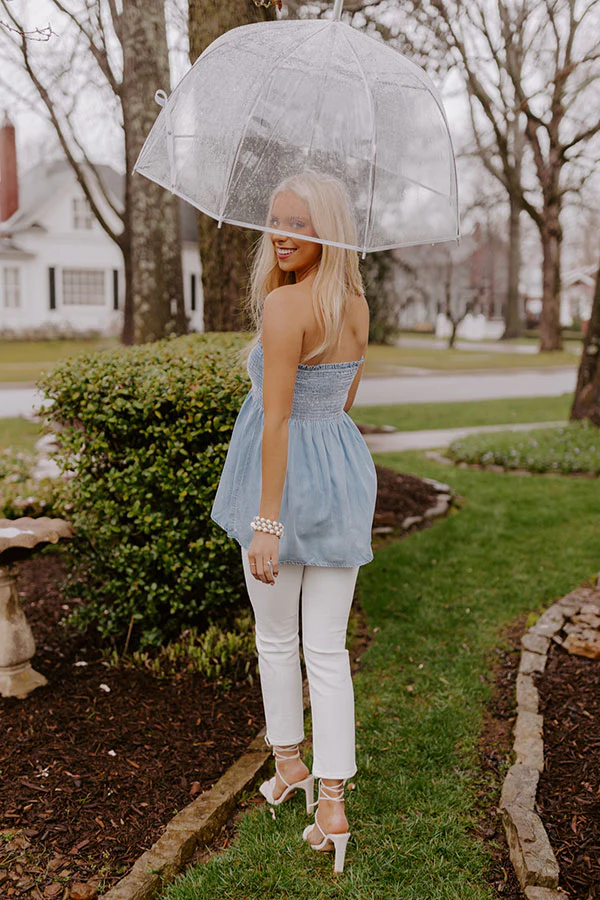 Boat Weekend Chambray Top - Image 4