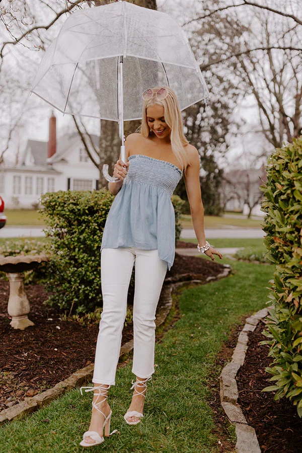 Boat Weekend Chambray Top - Image 5