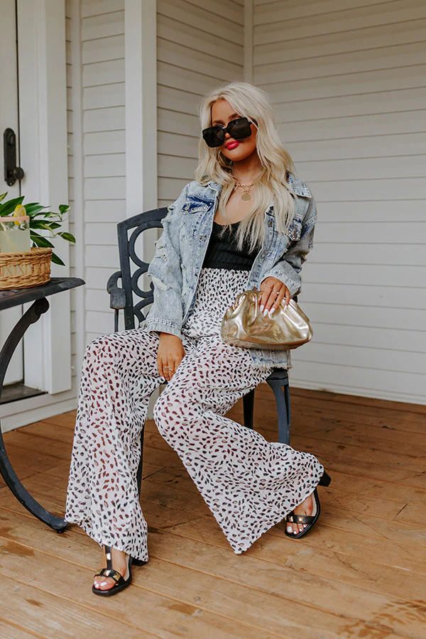Boat Weekend High Waist Pants in White - Image 2