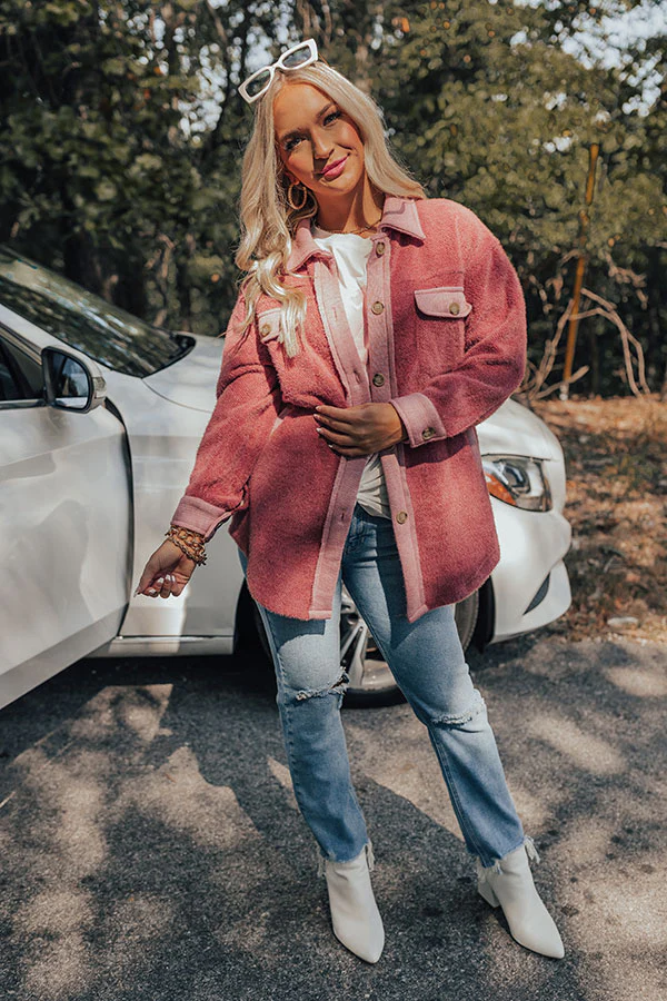 Boston Chill Jacket In Blush - Image 6