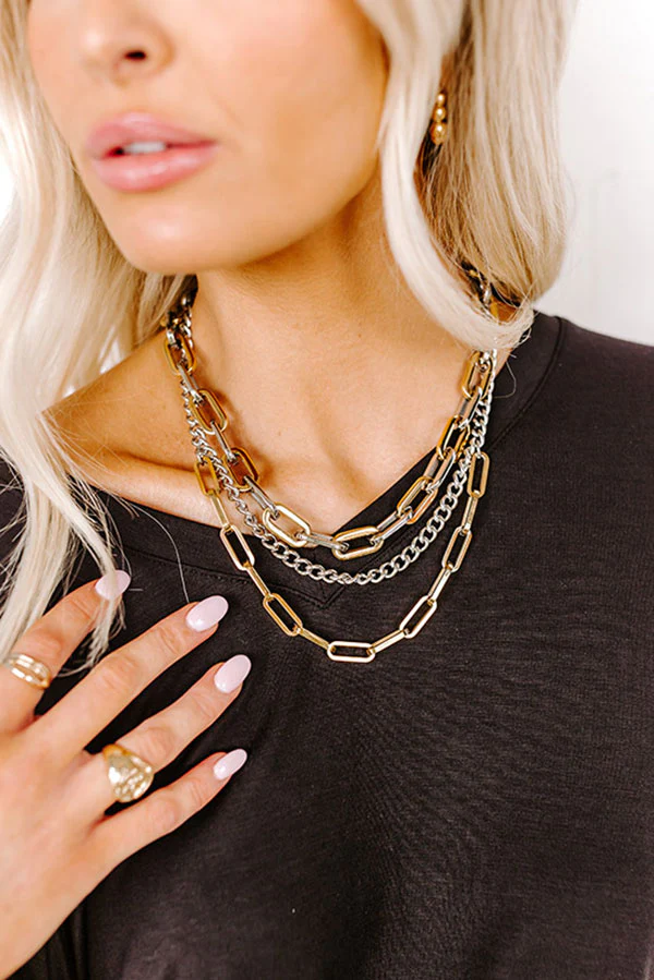 Bracha Elle Gage Two Tone Necklace - Image 3