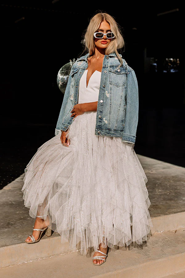 Bride Distressed Denim Jacket - Image 8
