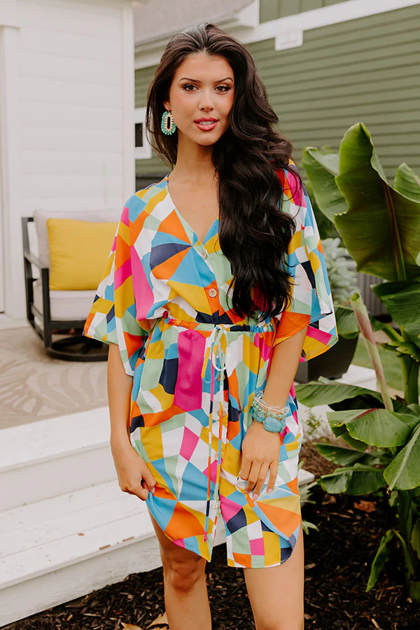 Bring The Party Color Block Mini Dress - Image 3
