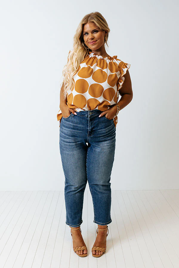 Brunch And Go Shift Top In Camel Curves - Image 4