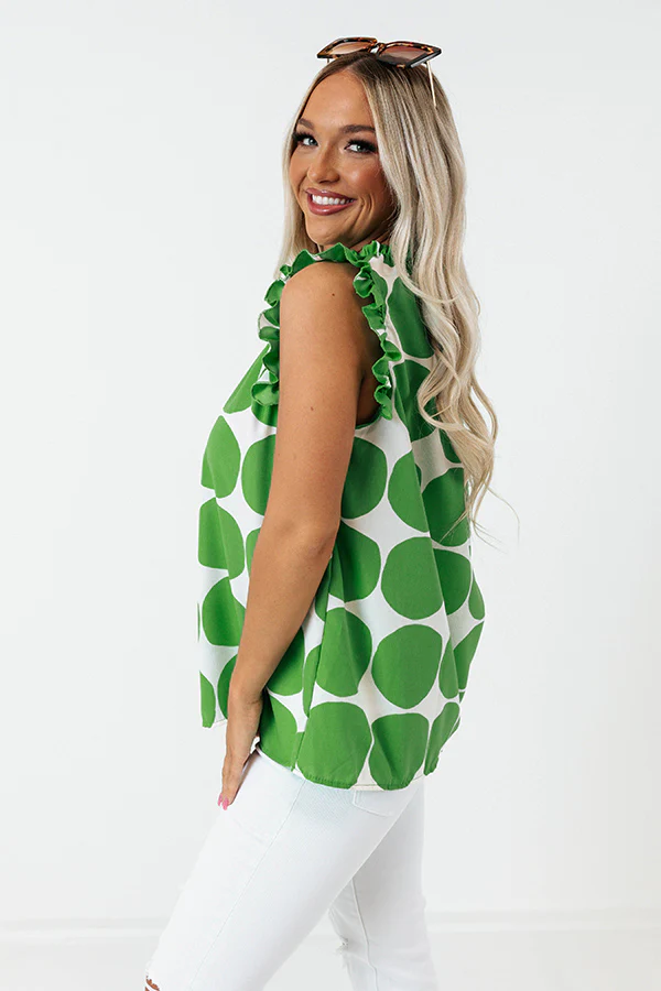 Brunch And Go Shift Top In Kelly Green - Image 6
