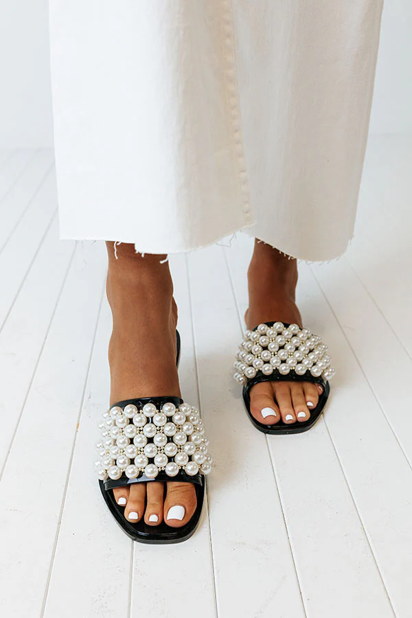 Bryer Jelly Sandal in Black - Image 2