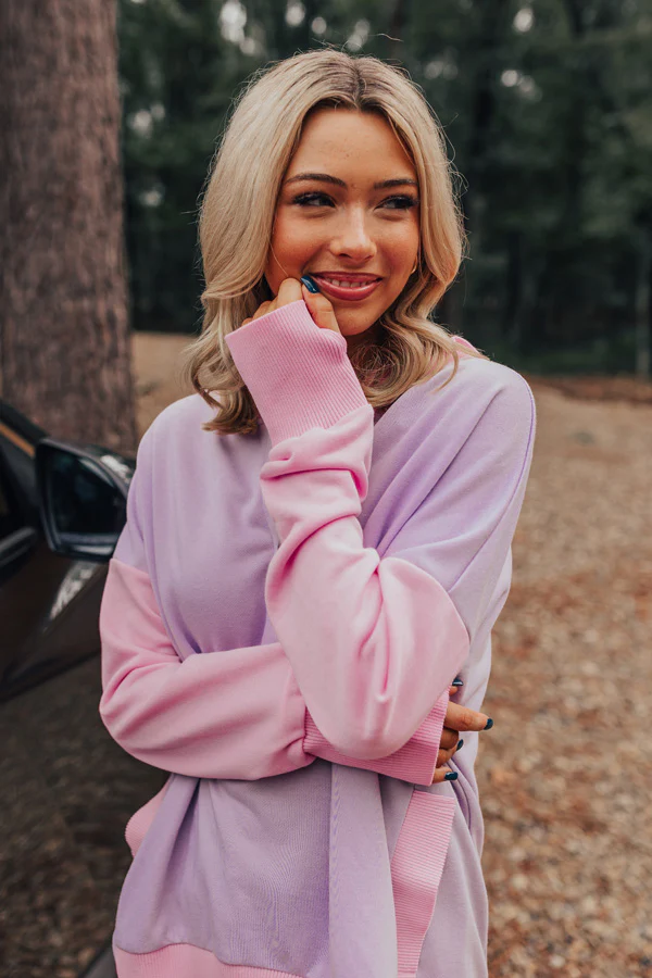 Buttercup Kisses Hoodie In Lavender - Image 3