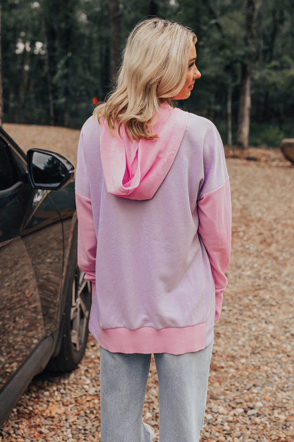 Buttercup Kisses Hoodie In Lavender - Image 5