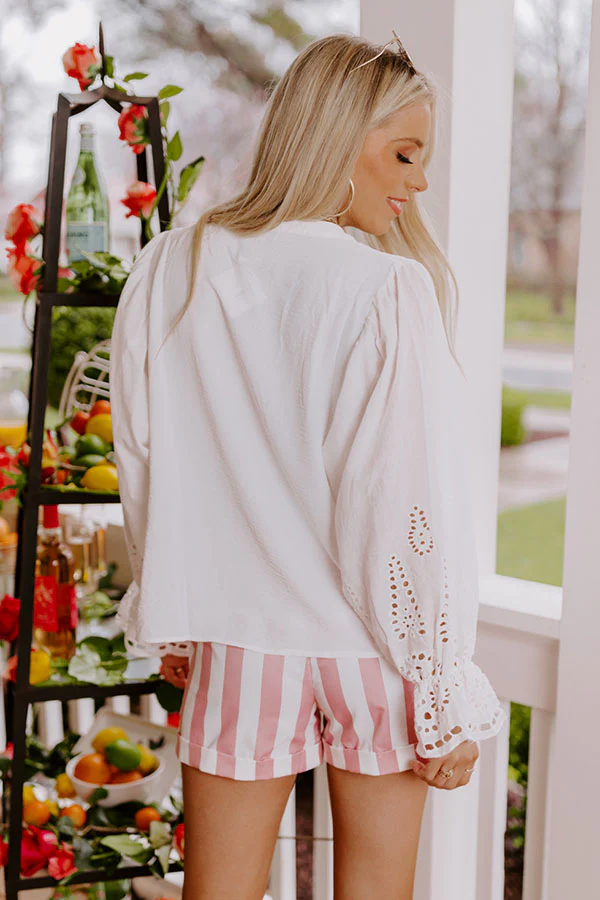 By Chance Eyelet Top - Image 10