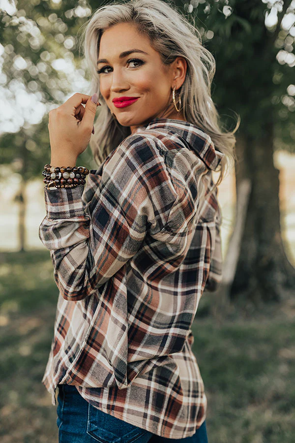 Cabin So Cozy Plaid Top - Image 7