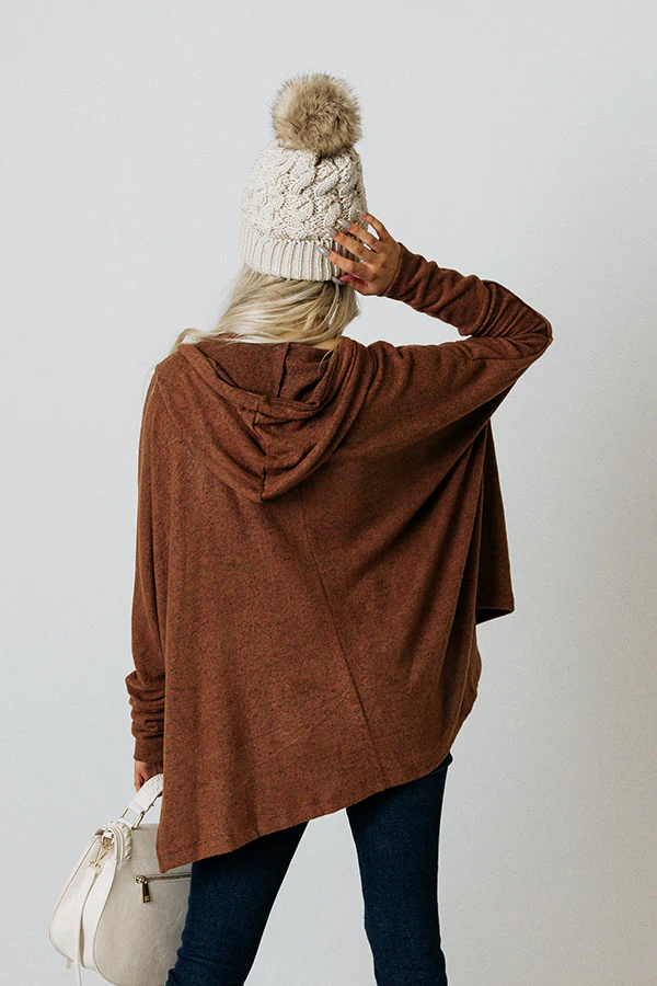 Cabinside Sips Hoodie In Brown - Image 6