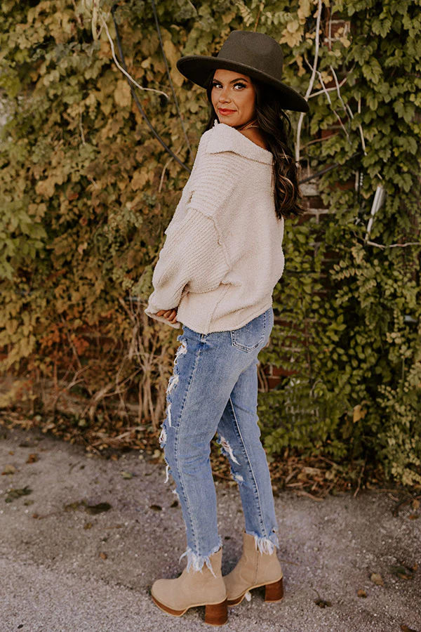Cafe Cuddles Sweater In Birch - Image 5