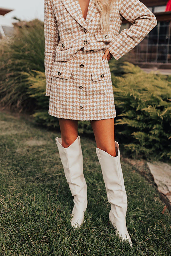 Call Me Chic Houndstooth Skort - Image 3