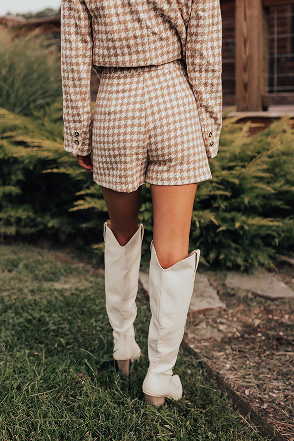Call Me Chic Houndstooth Skort - Image 5
