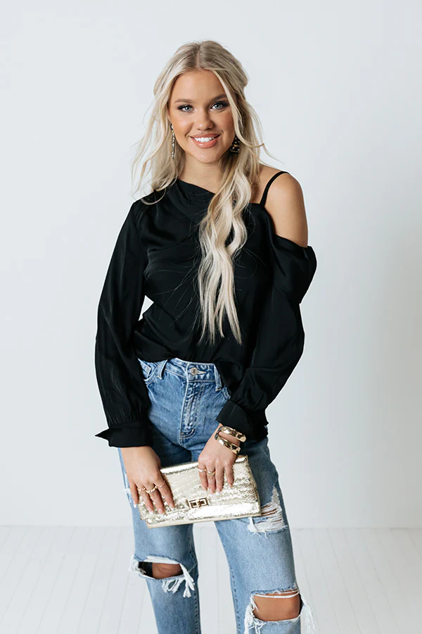 Call The Paparazzi Top In Black - Image 6