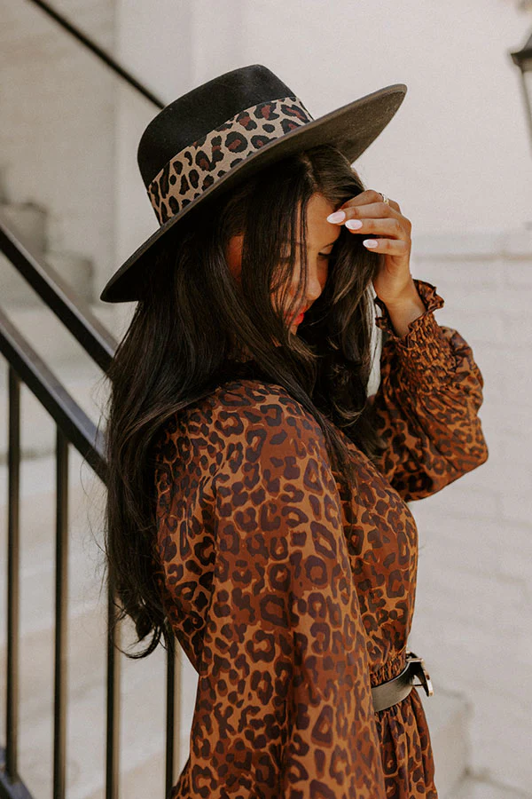 Candid Feelings Wool Fedora In Black